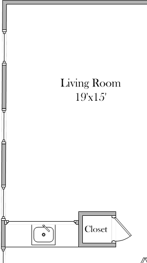 1 Bedroom - Large 1 Bedroom - Large
